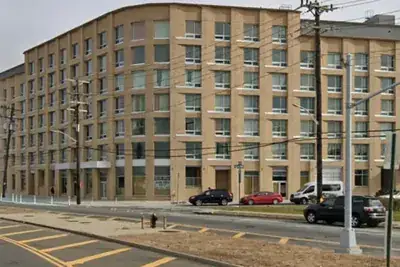 Building industrial brick, project building in New York