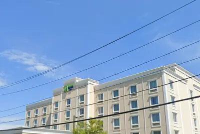 Charles point holiday inn, holiday inn express, complete concrete package, Charles Point, New York