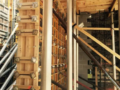 Concrete wall formwork, concrete work in New York