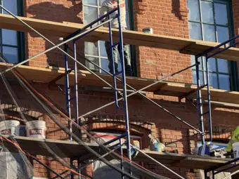 Facade peekskill artist, facade renovation, Peekskill, NY