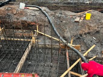 Foundation footing pump, foundation work in New York