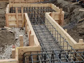 Foundation rebar forms, foundation work in New York
