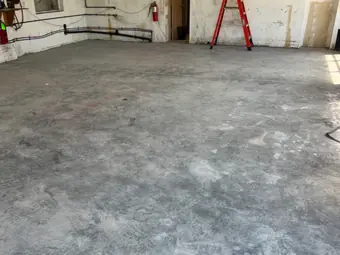 Interior raw slab, interior work in New York