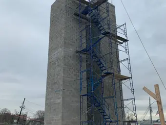 Scaffold tower pipe, scaffolding and access in New York