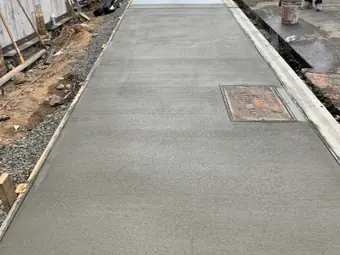 Sidewalk new walk, sidewalk and curb work in New York