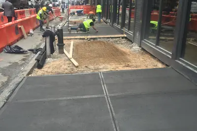 Sidewalk violations, sidewalk violations removed, New York City