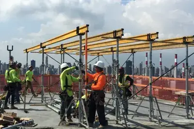 Steel lic rooftop, steel repair, Long Island City, NY